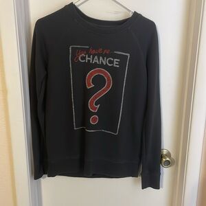 Junk food grey soft long sleeve pullover sweater